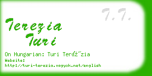 terezia turi business card